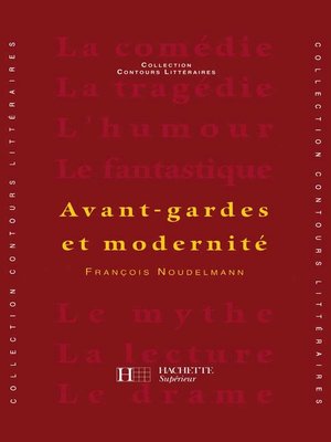 cover image of Avant-gardes et modernité--Edition 2000--Ebook epub